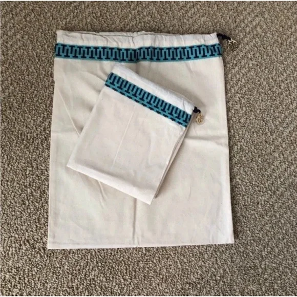Tory Burch Drawstring Dust Bags • Set of 2 - Picture 2 of 4
